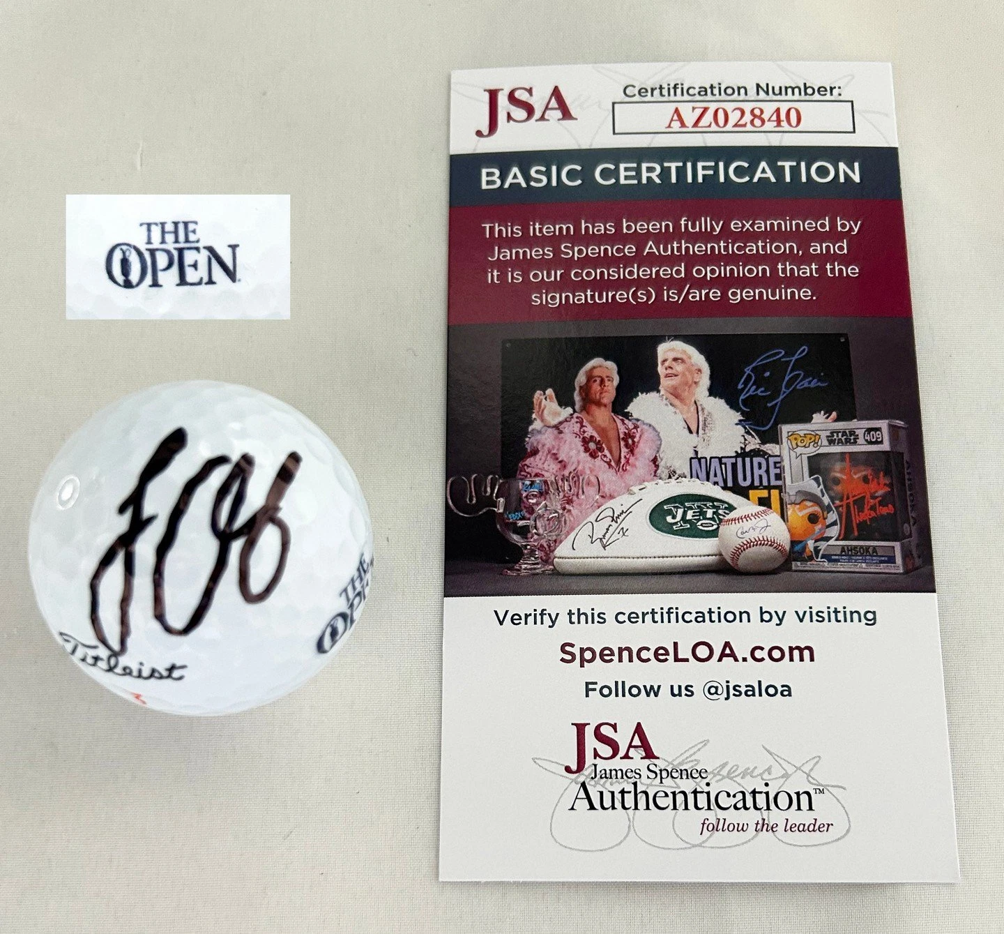 Louis Oosthuizen Signed Golf Ball 2010 The Open Championship JSA COA