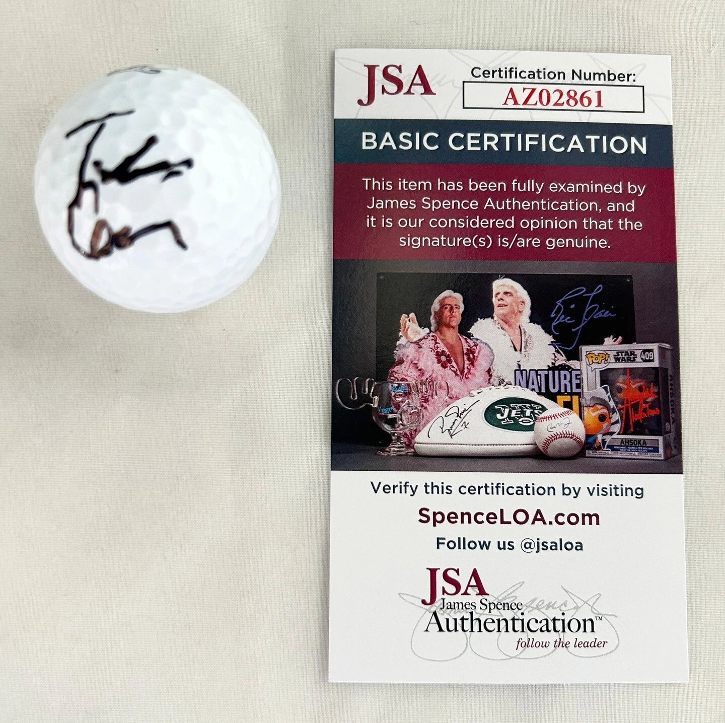 Talor Gooch Signed Golf Ball JSA COA