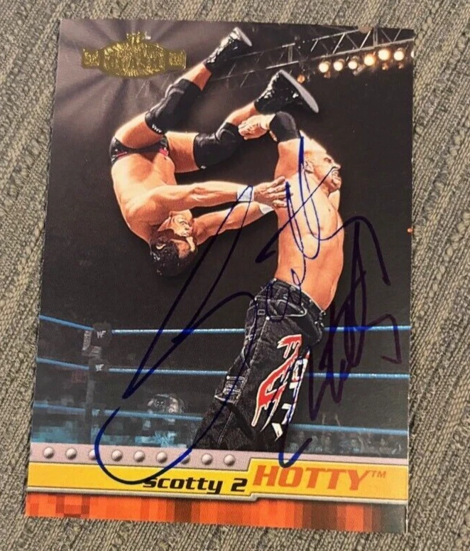 Scotty 2 Hotty Signed 2001 Fleer WWF Championship Clash Card #15 WWE Autographed