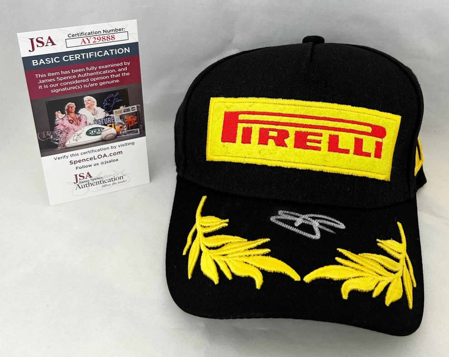 Oliver Bearman Signed Hat Ferrari Haas 1 Formula 1 JSA 3 COA