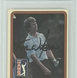 1981 DONRUSS GOLF PGA TOUR TOM WATSON SIGNED CARD PSA DNA COA AUTOGRAPHED
