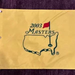2003 MASTERS Tournament Pin Flag - MIKE WEIR Won!