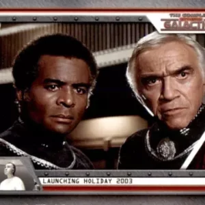 2003 The Complete Battlestar Galactica Holiday Promo Card P3