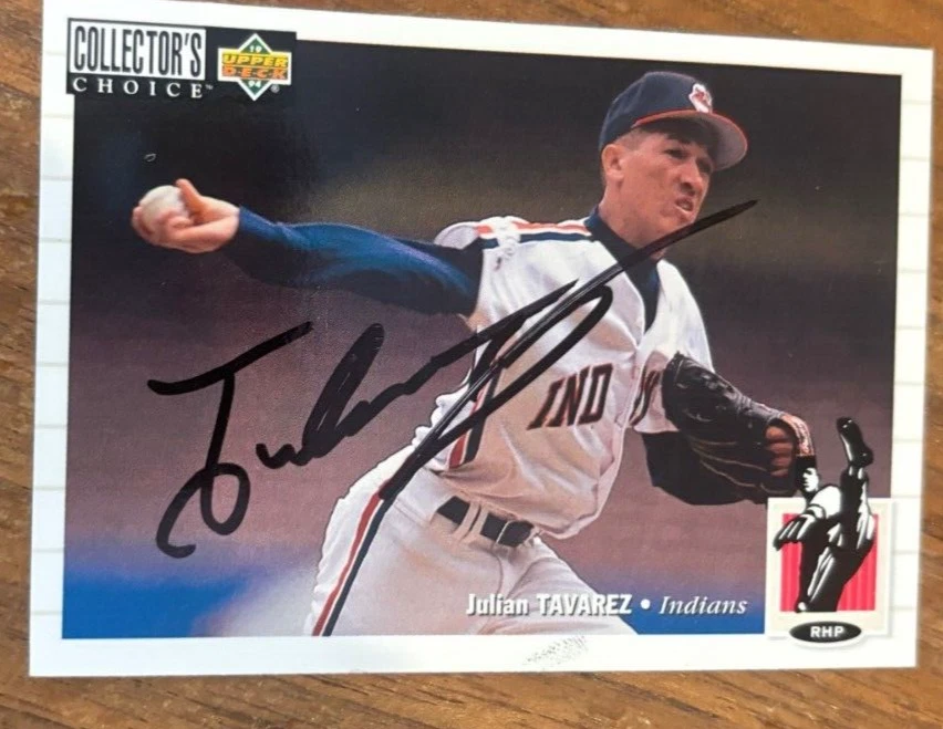 1994 Collector Choice Baseball Card #274 Julian Tavarez signed autographed