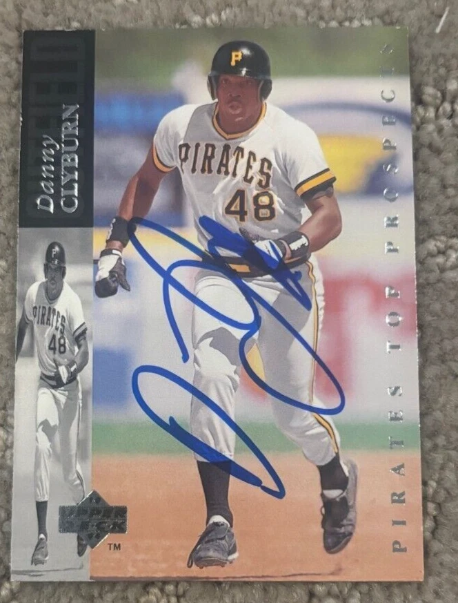 Danny Clyburn Signed Autographed 1994 Upper Deck Minor League Card #76 Pirates
