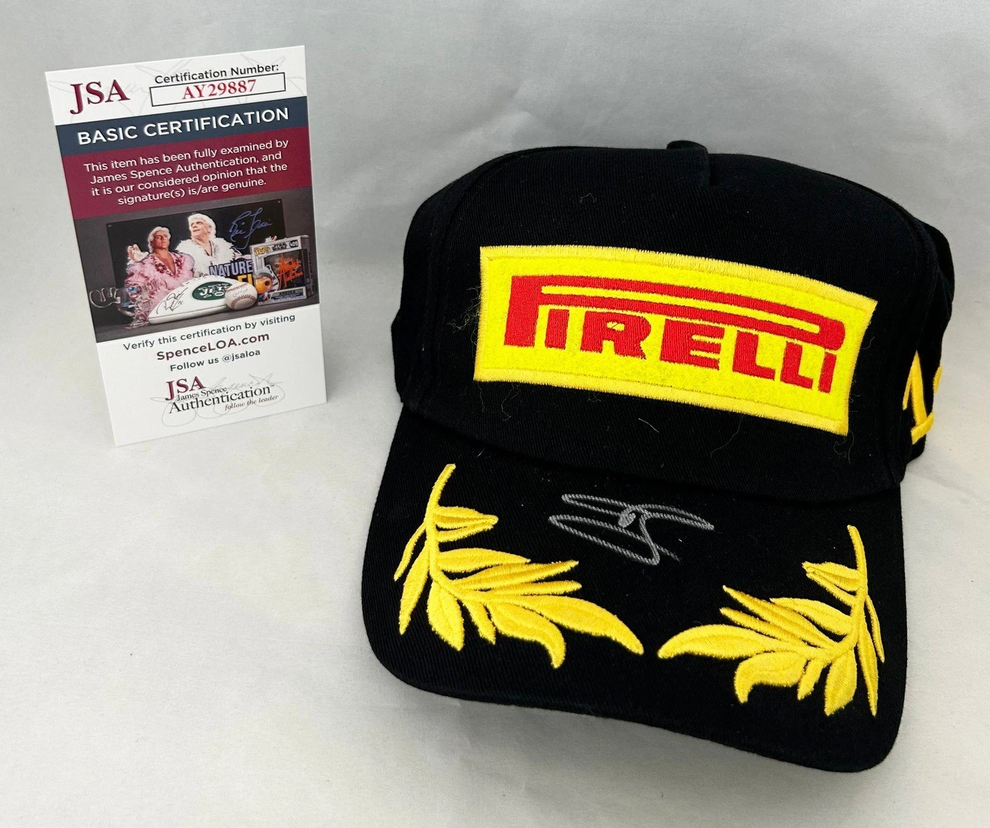 Oliver Bearman Signed Hat Ferrari Haas 1 Formula 1 JSA 4 COA