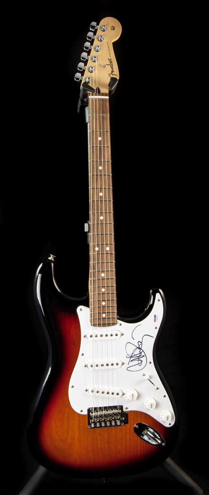 JOHN MAYER SIGNED FENDER STRATOCASTER MODEL PSA DNA AF05128 w/ CASE RARE