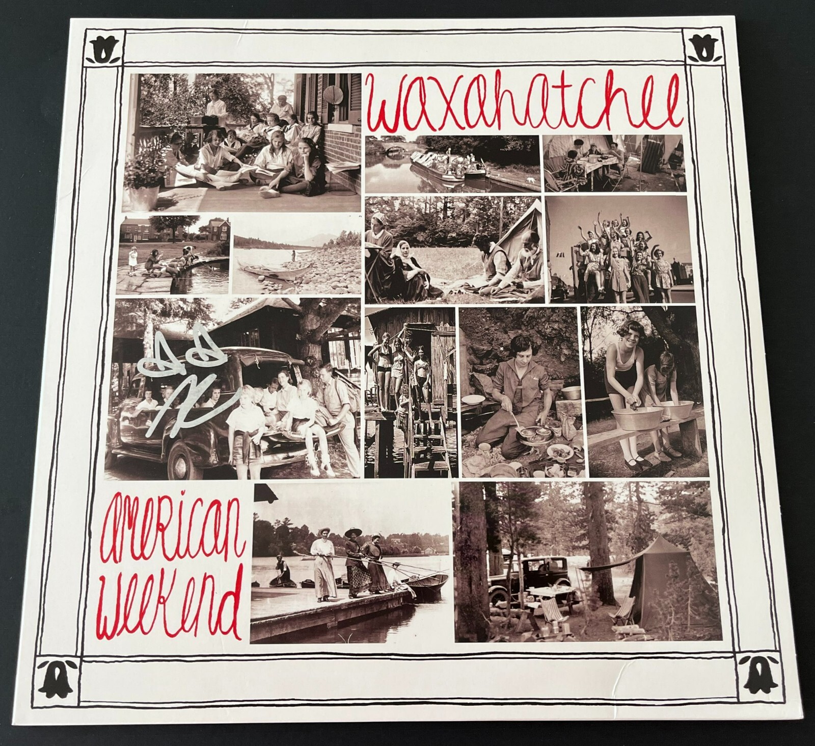 WAXAHATCHEE KATIE CRUTCHFIELD SIGNED AMERICAN WEEKEND VINYL wPROOF & BECKETT COA