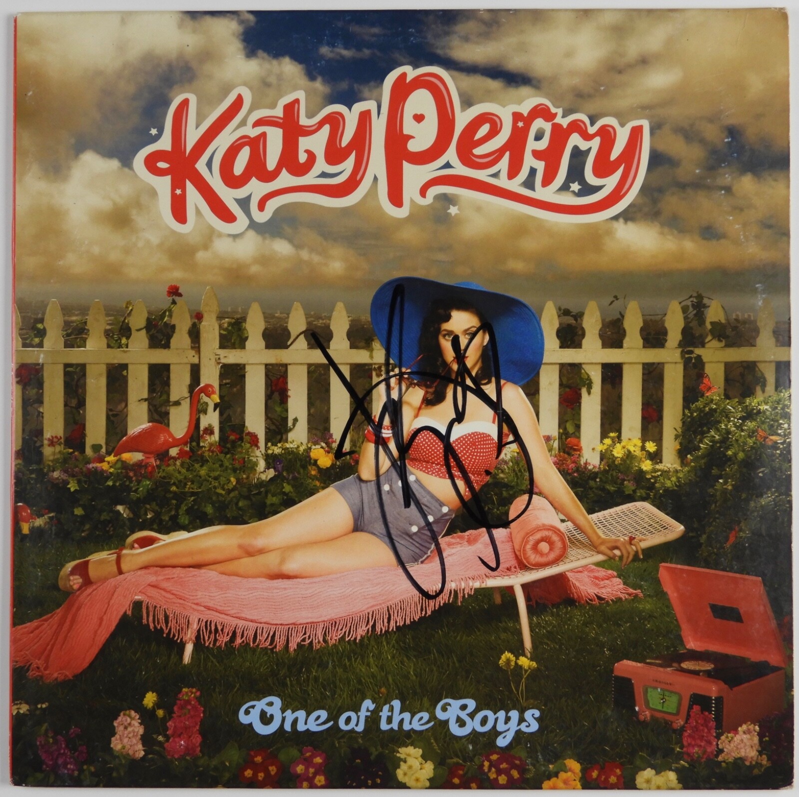 Katy Perry JSA Signed Autograph Record Album Vinyl Insert One Of The Boys