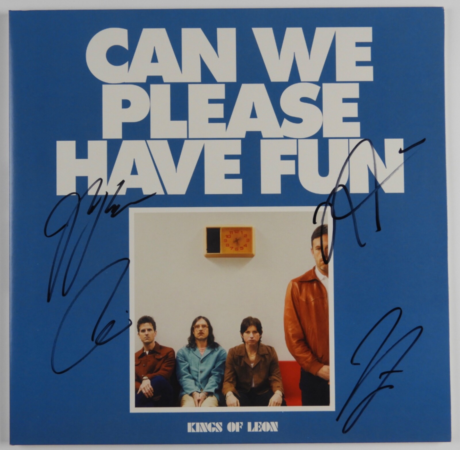 Kings Of Leon JSA Signed Autograph Record Album Vinyl Can We Please Have Fun