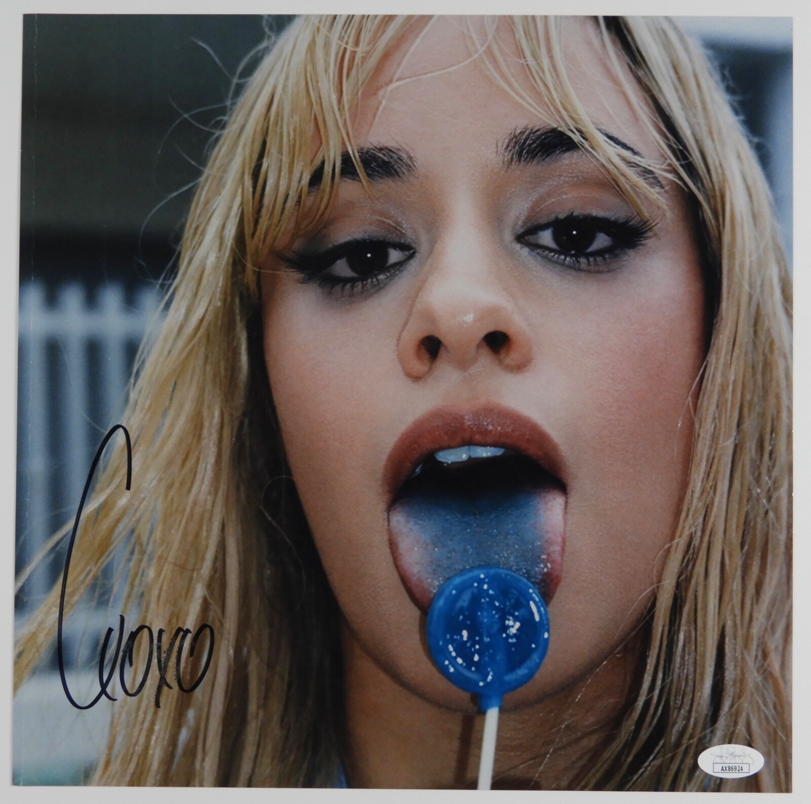 Camila Cabello JSA Signed Autograph Record Album Vinyl Insert C,XOXO