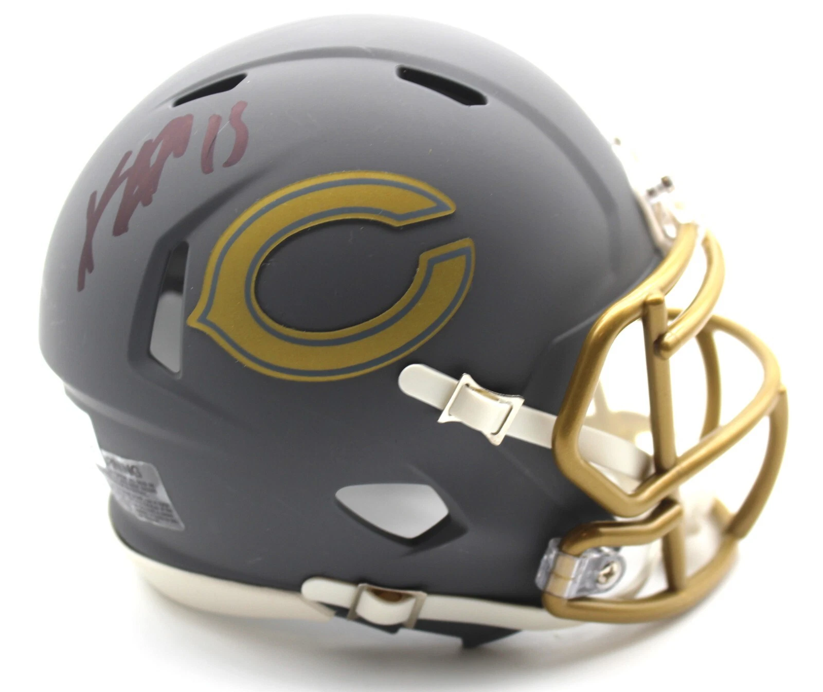 Keenan Allen Signed Chicago Bears Mini Slate Helmet w/Beckett COA BP89852