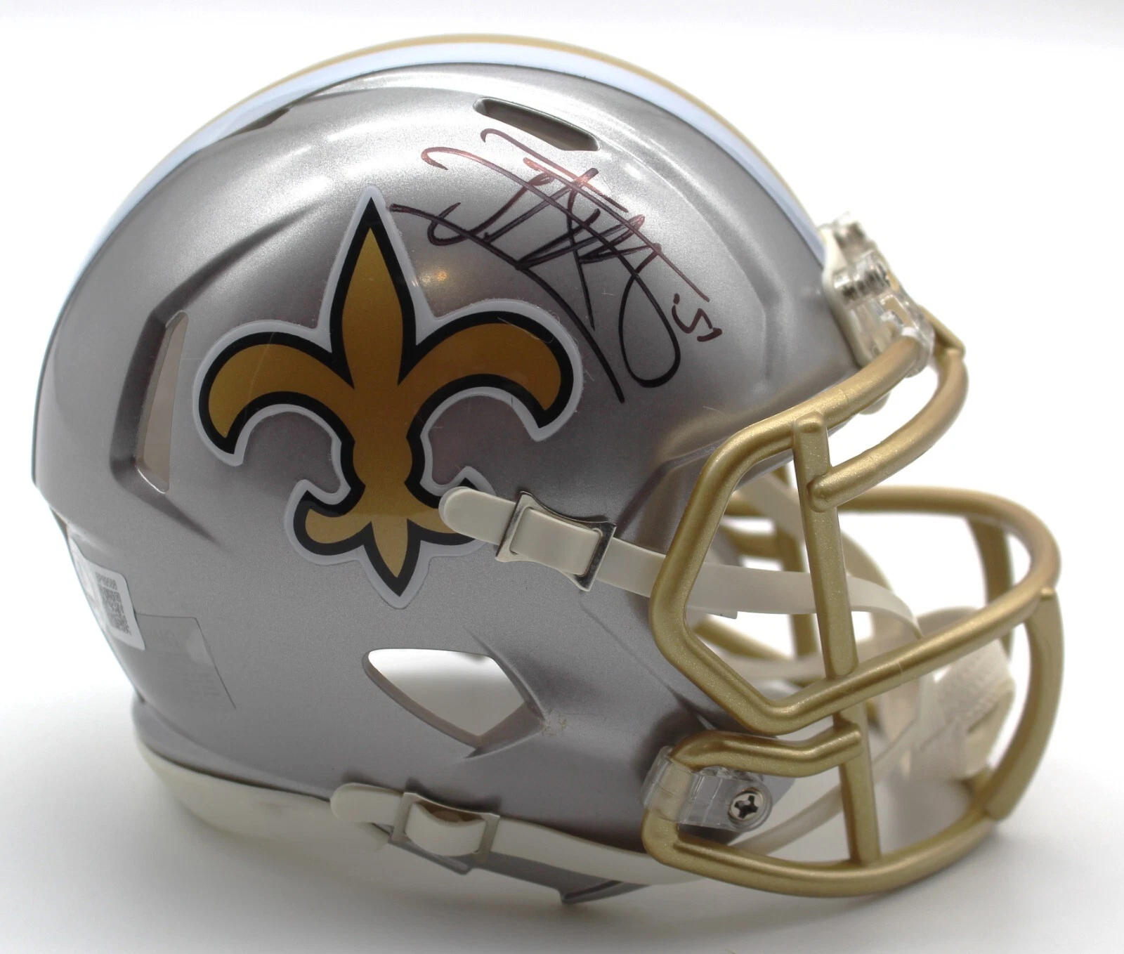 Jonathan Vilma Signed New Orleans Saints Mini Helmet w/Beckett COA BP89588