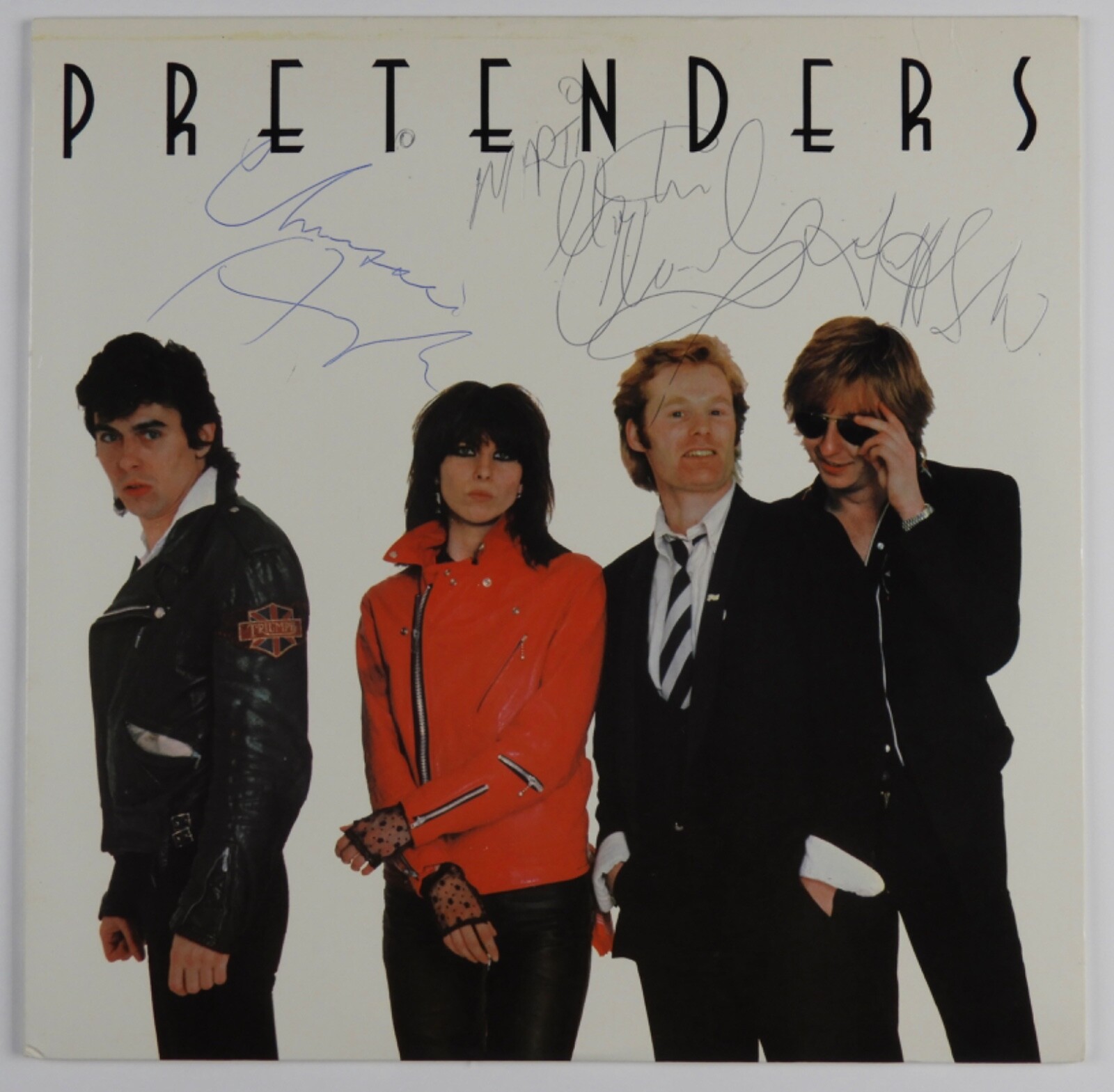 Pretenders JSA Fully Signed Autograph Vinyl Record Chrissie Hynde +