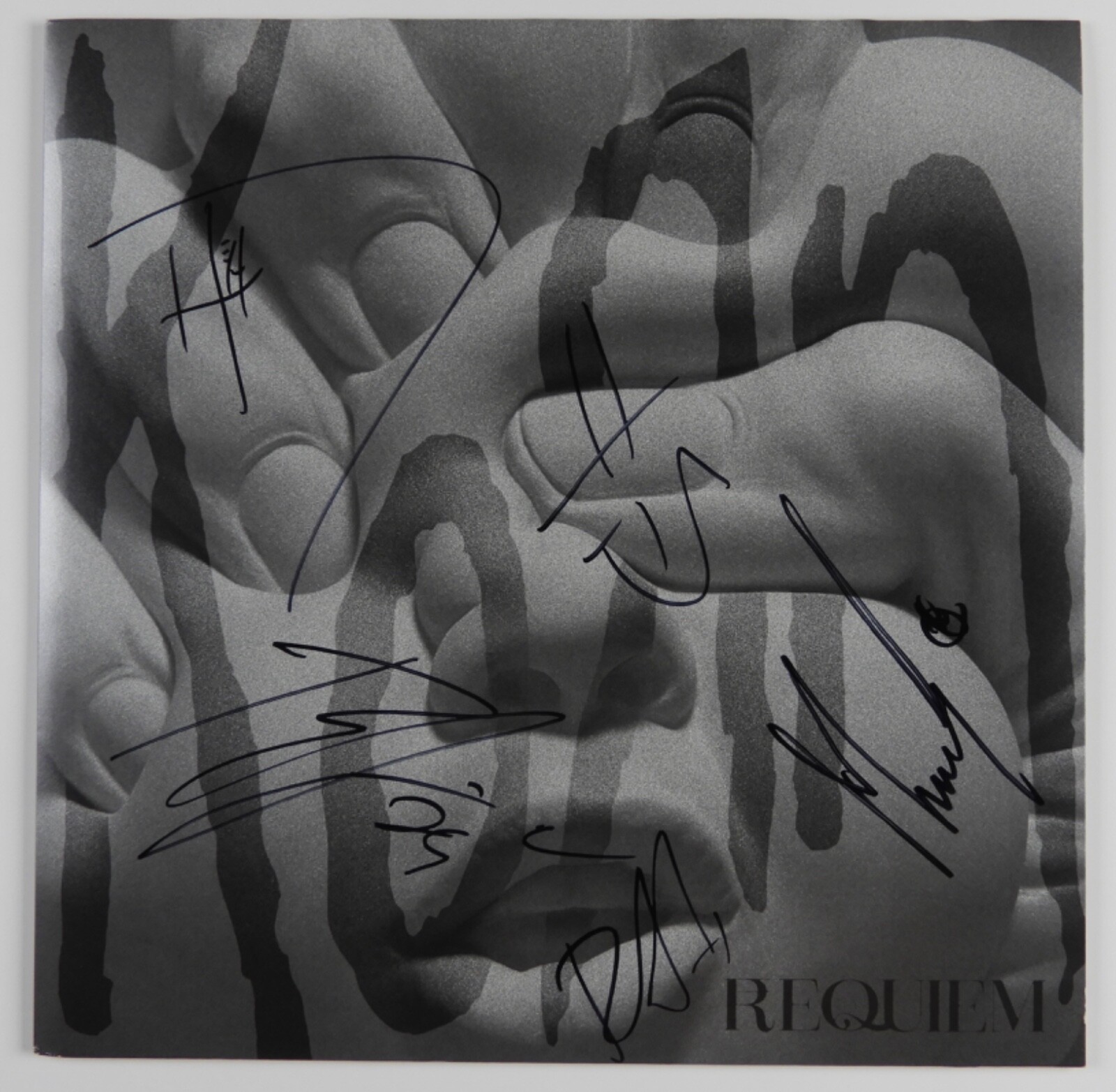 KORN JSA Fully Signed Autograph Vinyl Record Requiem Jonathan Davis +