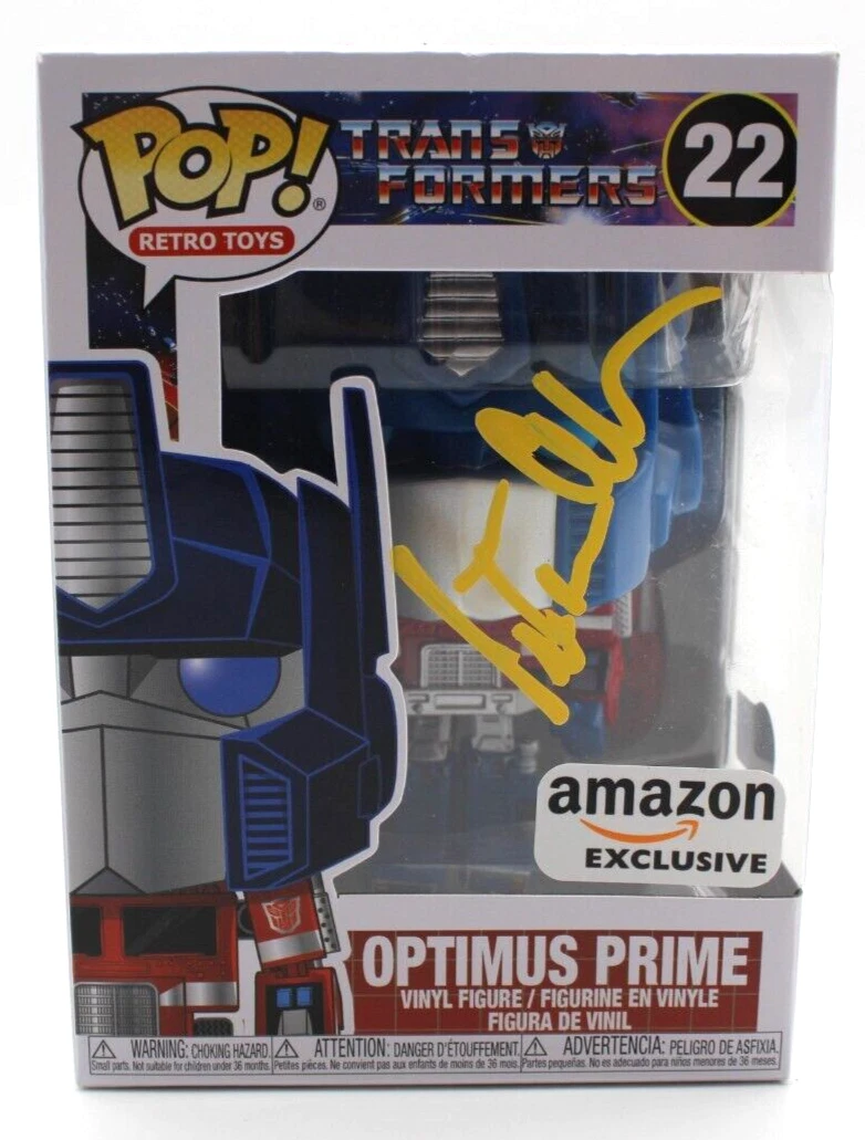 Peter Cullen Transformers Optimus Prime #22 Signed Funko w/Beckett COA BP89893