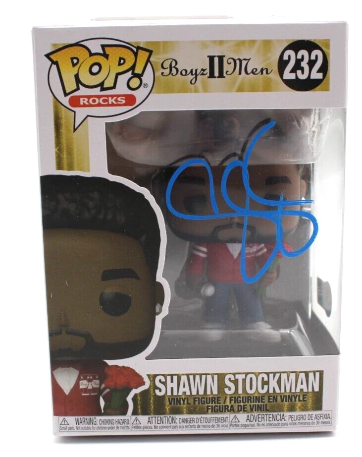 Shawn Stockman Boyz II Men #232 Signed Funko Pop Rocks w/Beckett COA BP89912