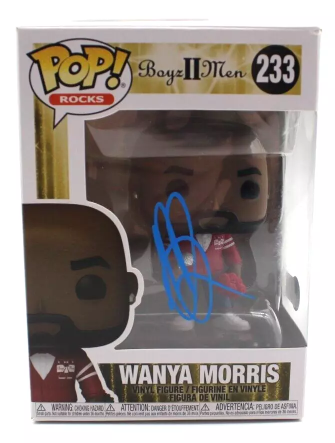 Wanya Morris Boyz II Men #233 Signed Funko Pop Rocks w/Beckett COA BP89913