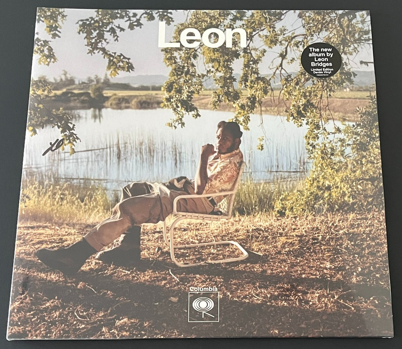 LEON BRIDGES SIGNED AUTOGRAPH LEON VINYL RECORD ALBUM STILL SEALED SOLD OUT