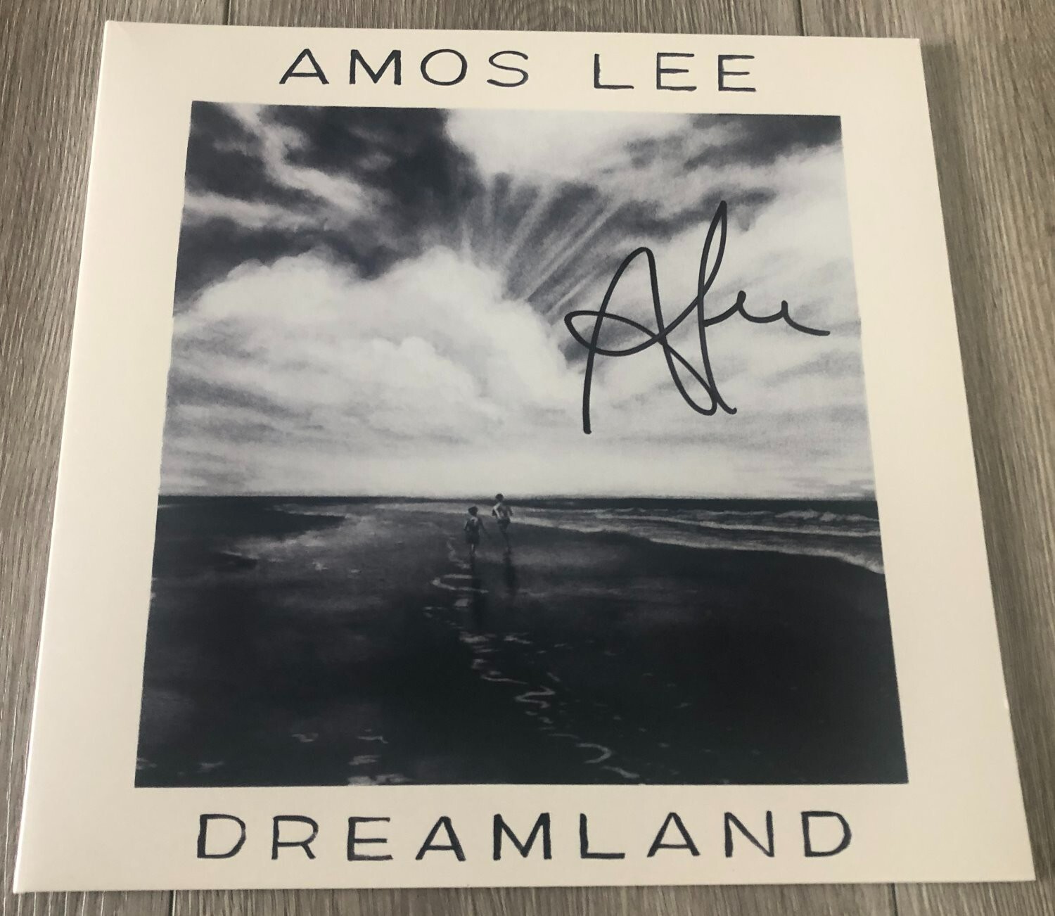 AMOS LEE SIGNED AUTOGRAPH DREAMLAND VINYL RECORD ALBUM w/PROOF & BECKETT BAS COA