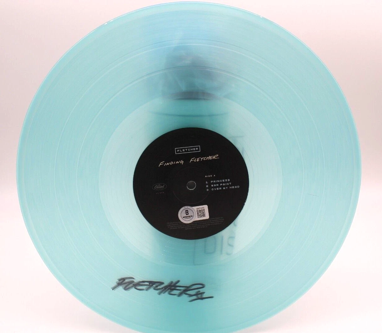 Fletcher Signed Finding Fletcher Vinyl Record Album LP W/BECKETT COA BAS BN71270