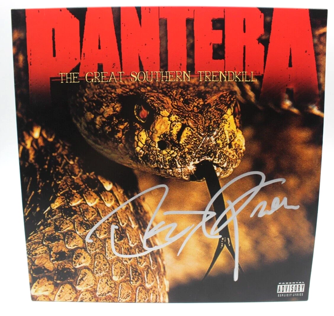 Pantera Great Southern Trendkill Phil Rex Brown Signed Album W/JSA COA AX28230