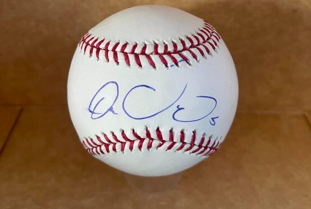 CARLOS GONZALEZ ROCKIES SIGNED AUTOGRAPHED M.L. BASEBALL BECKETT AUTH