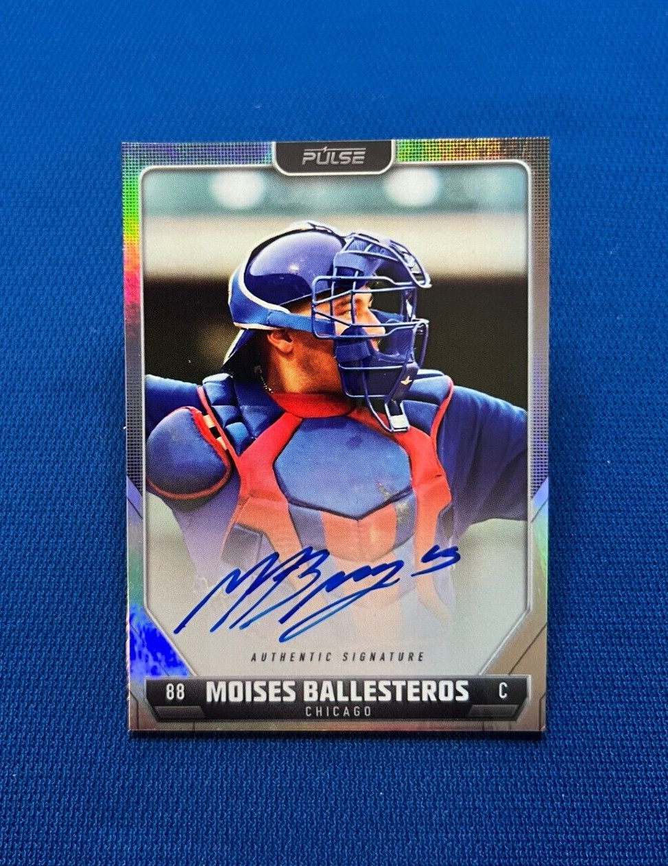 2024 PULSE MOISES BALLESTEROS CHICAGO CUBS AUTO AUTOGRAPHED CARD #A-MBA