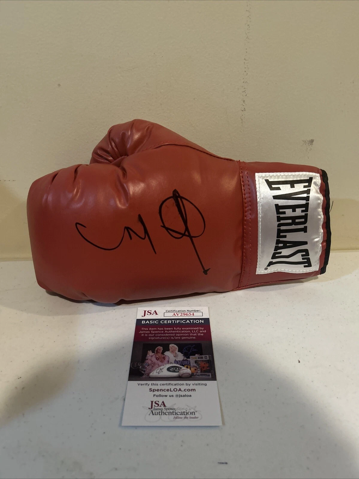 MIGUEL COTTO SIGNED AUTOGRAPH EVERLAST BOXING GLOVE JSA COA BOXER CHAMPION HOF