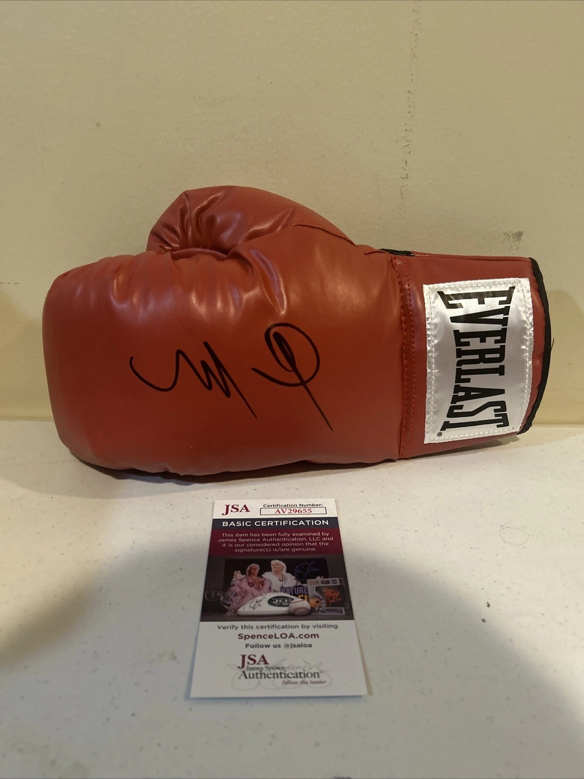 MIGUEL COTTO SIGNED AUTOGRAPH EVERLAST BOXING GLOVE JSA COA BOXER CHAMPION HOF