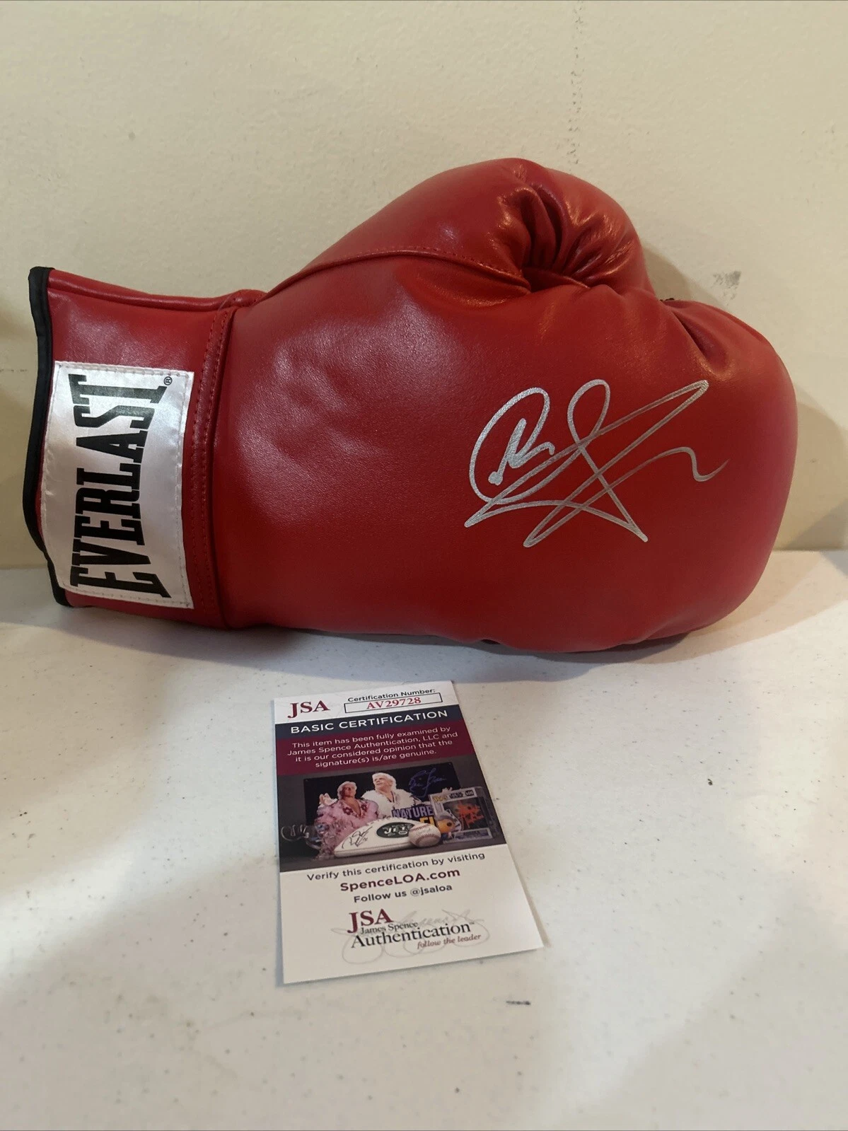 CARL COBRA FROCH SIGNED AUTOGRAPH EVERLAST BOXING GLOVE JSA COA HOF 2023 CHAMP