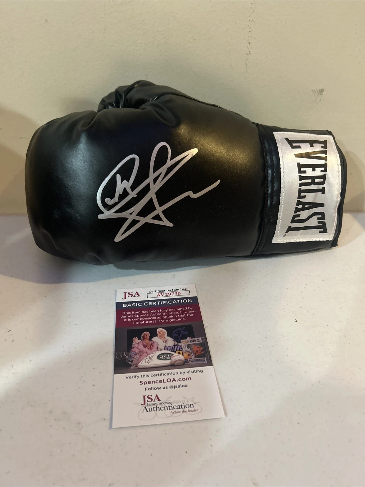 CARL COBRA FROCH SIGNED AUTOGRAPH EVERLAST BOXING GLOVE JSA COA HOF 2023 CHAMP