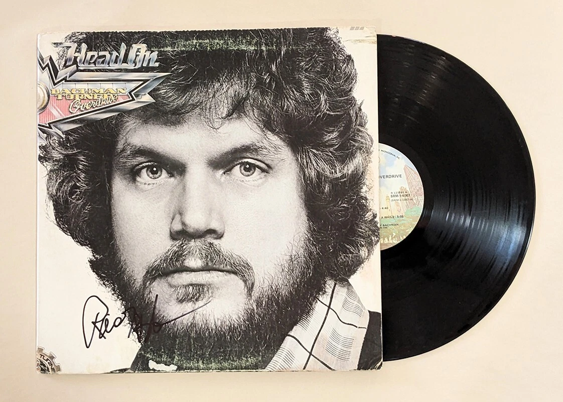 Randy Bachman of Bachman-Turner Overdrive BTO SIGNED Head On Vinyl Record COA
