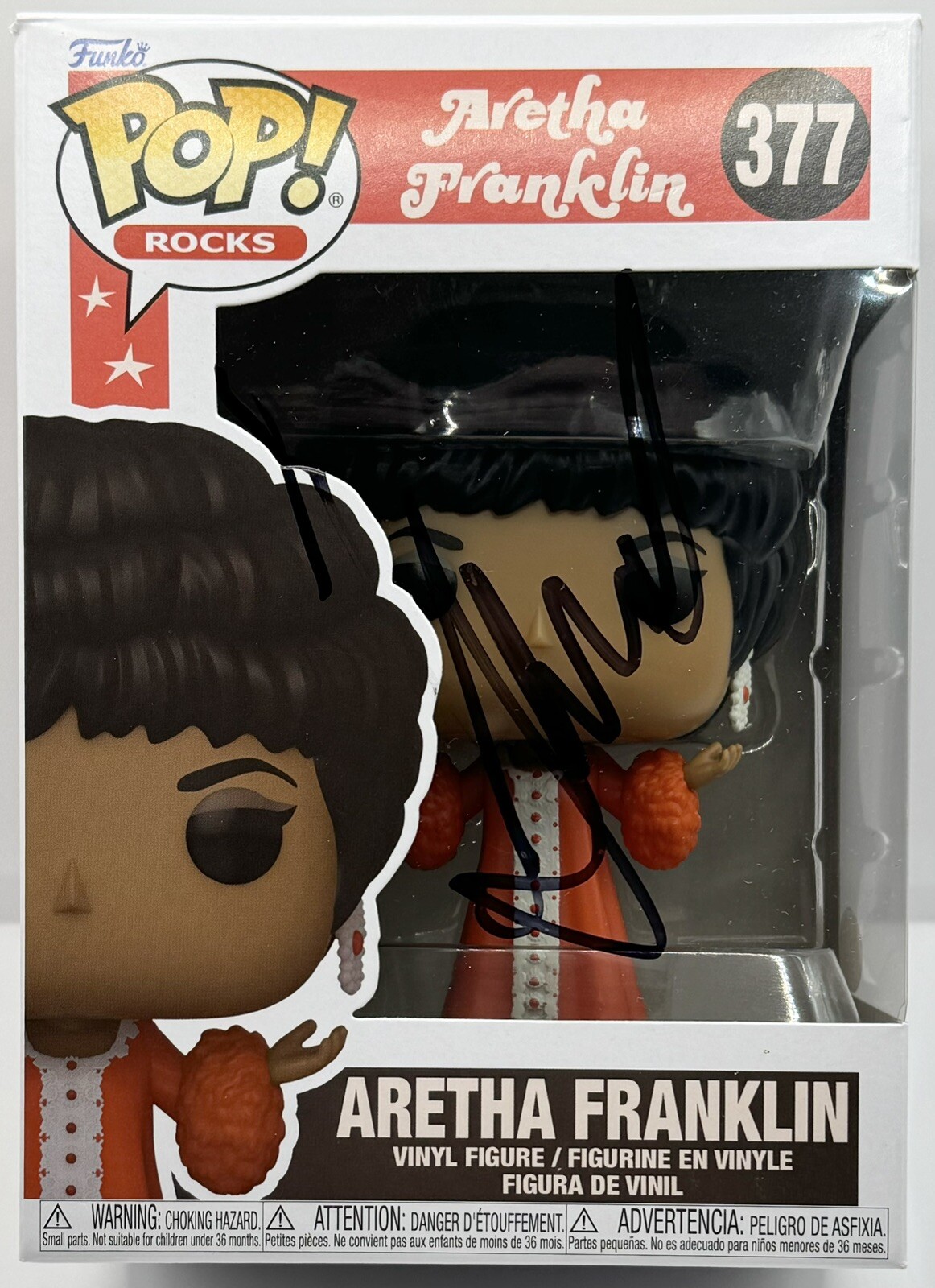 Jennifer Hudson Signed Autographed Aretha Franklin Funko Pop JSA COA