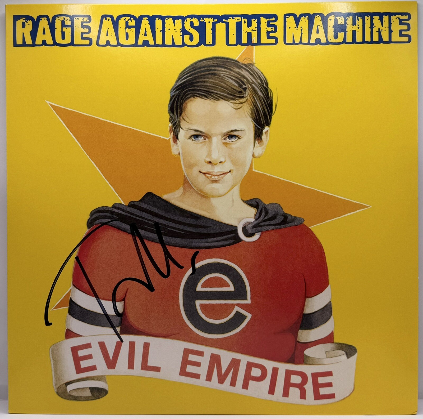Tom Morello Signed Autographed Rage Against The Machine Evil Empire Vinyl JSA