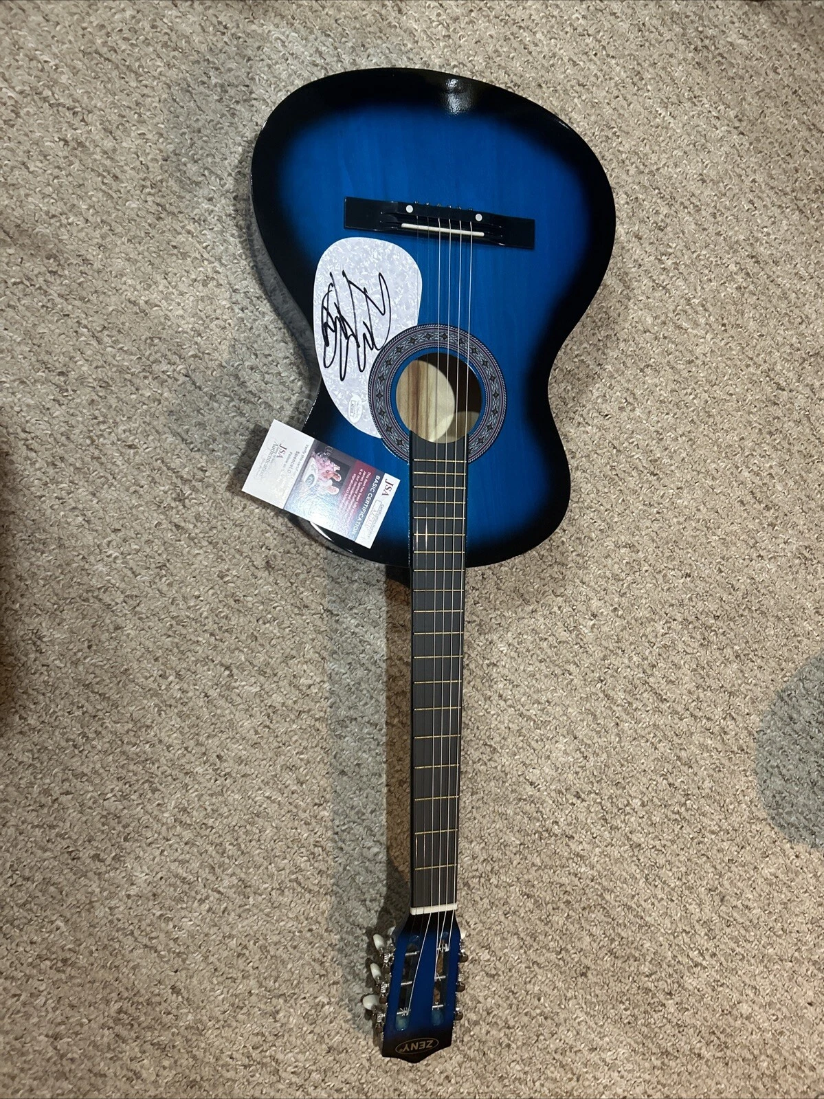 POST MALONE SIGNED AUTOGRAPH 38” ACOUSTIC GUITAR JSA COA COUNTRY RAP