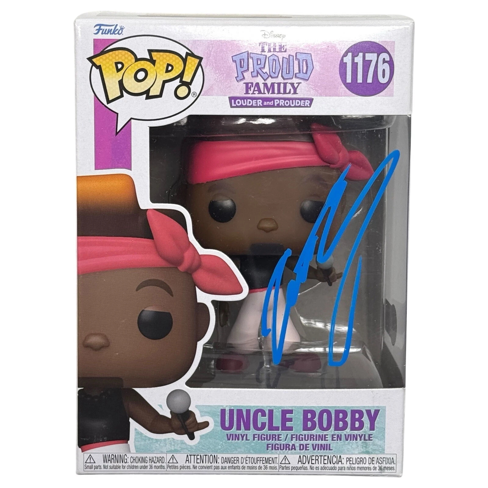Cedric the Entertainer Signed Uncle Bobby Funko Pop The Proud Family Beckett COA