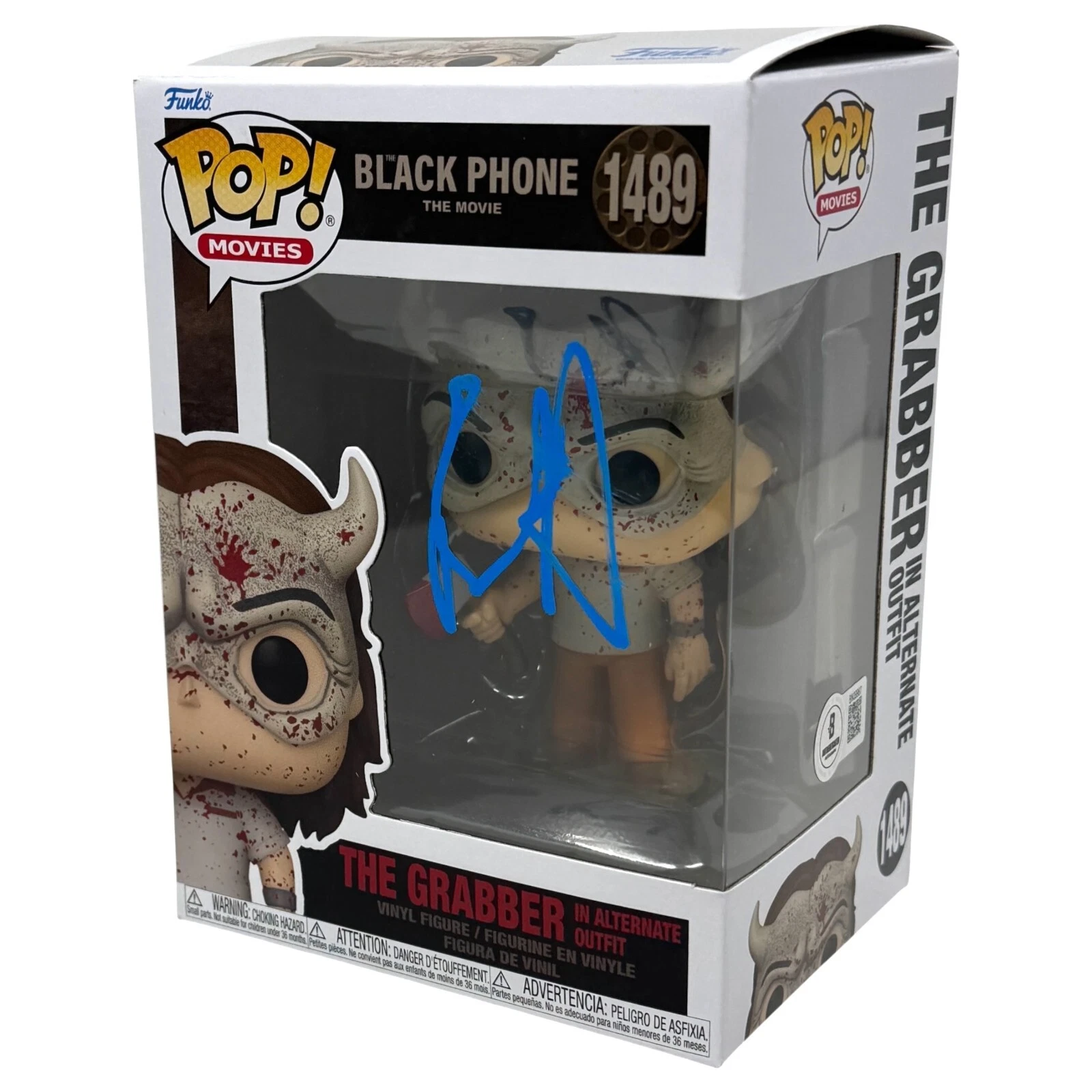 Ethan Hawke Signed The Grabber Funko Pop The Black Phone Autograph Beckett COA