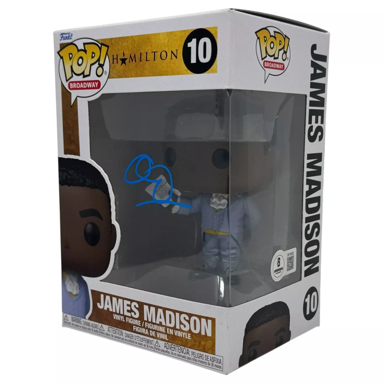 Okieriete Onaodowan Signed James Madison Funko Pop HAMILTON Autograph Beckett