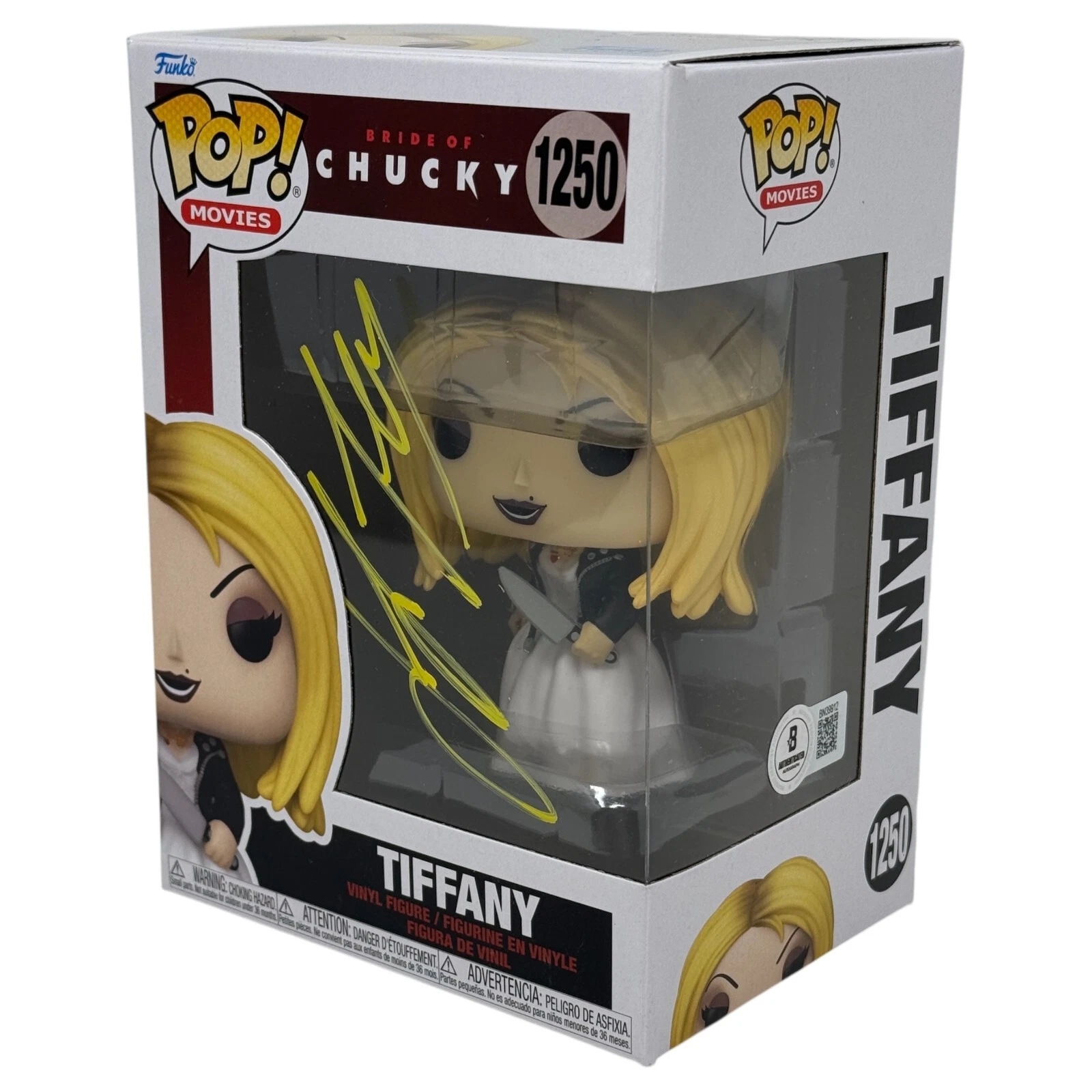 Jennifer Tilly Signed Tiffany Funko Pop Autograph Bride of Chucky Beckett COA
