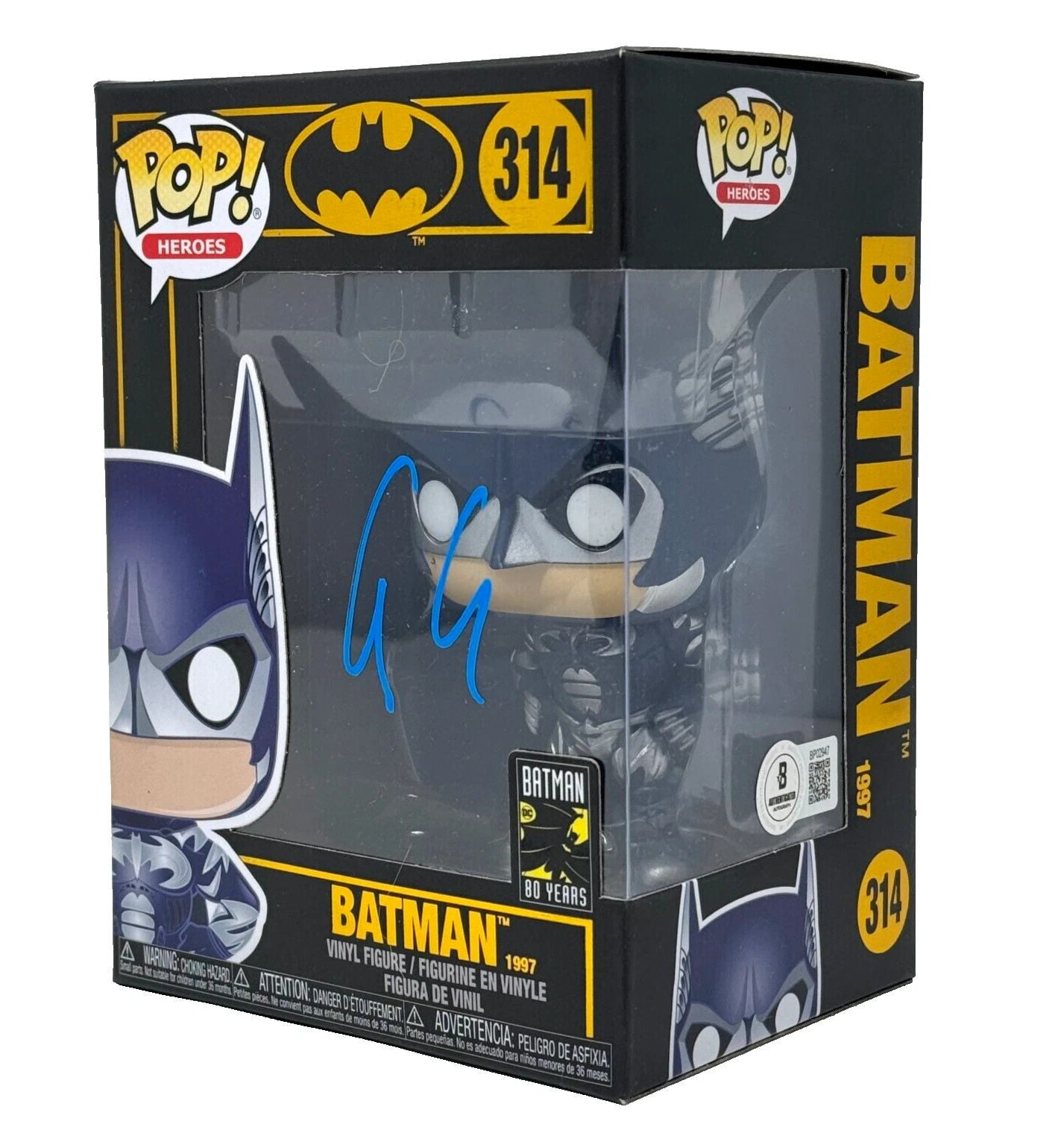 George Clooney Signed Funko Pop Batman & Robin #314 Autograph Beckett COA