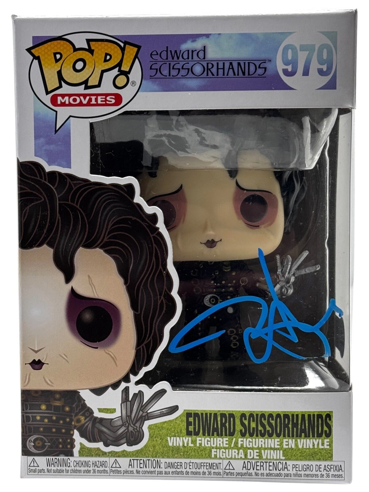 Johnny Depp Signed Edward Scissorhands Funko Pop #979 Autograph Beckett COA