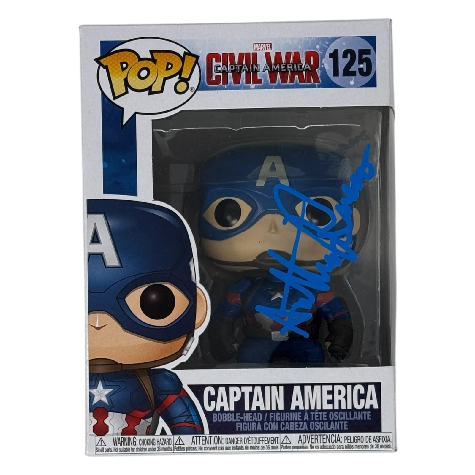Anthony Russo Signed Captain America Funko Pop Avengers Director Autograph BAS