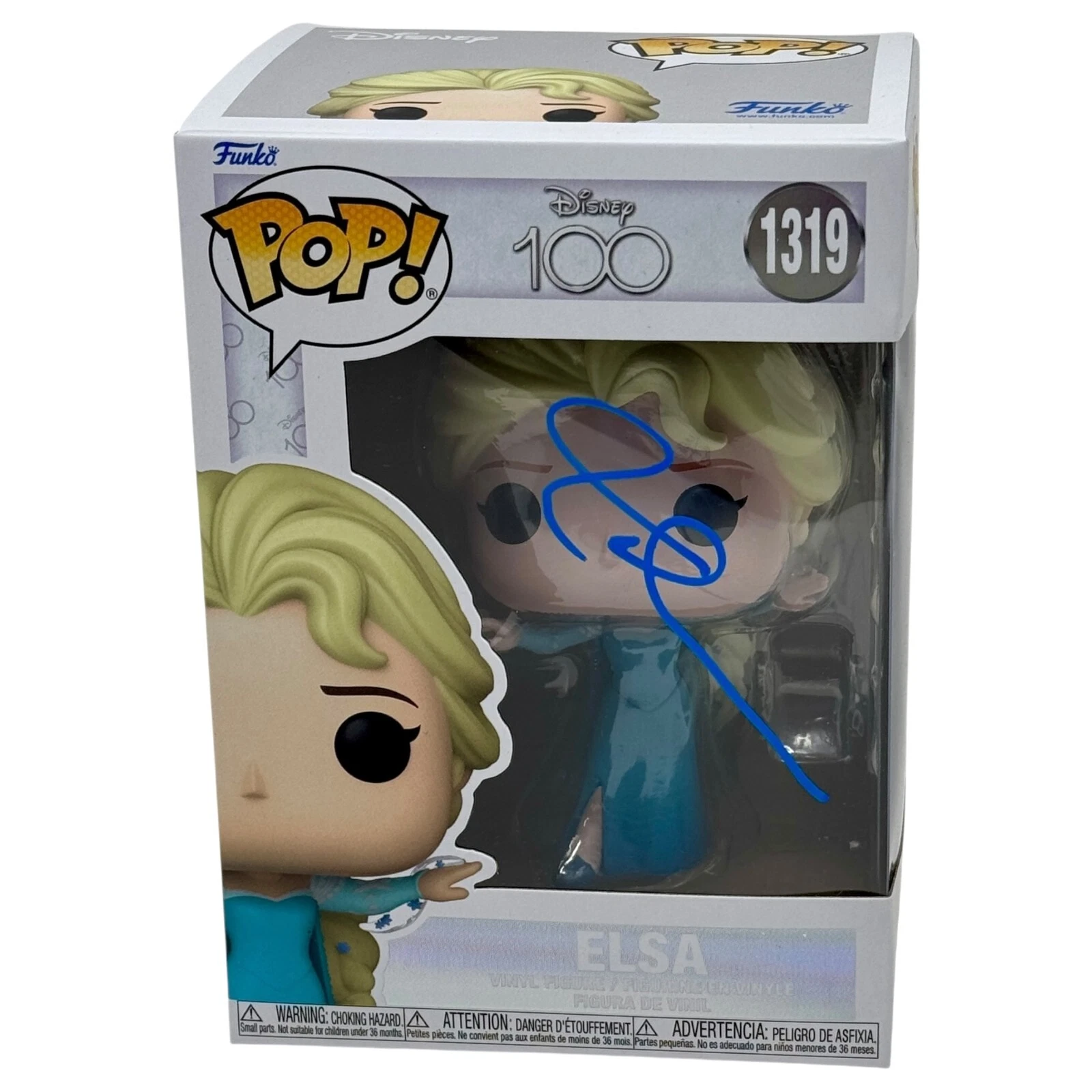 Idina Menzel Signed Autograph Elsa Funko Pop Disney Frozen #1319 Beckett COA
