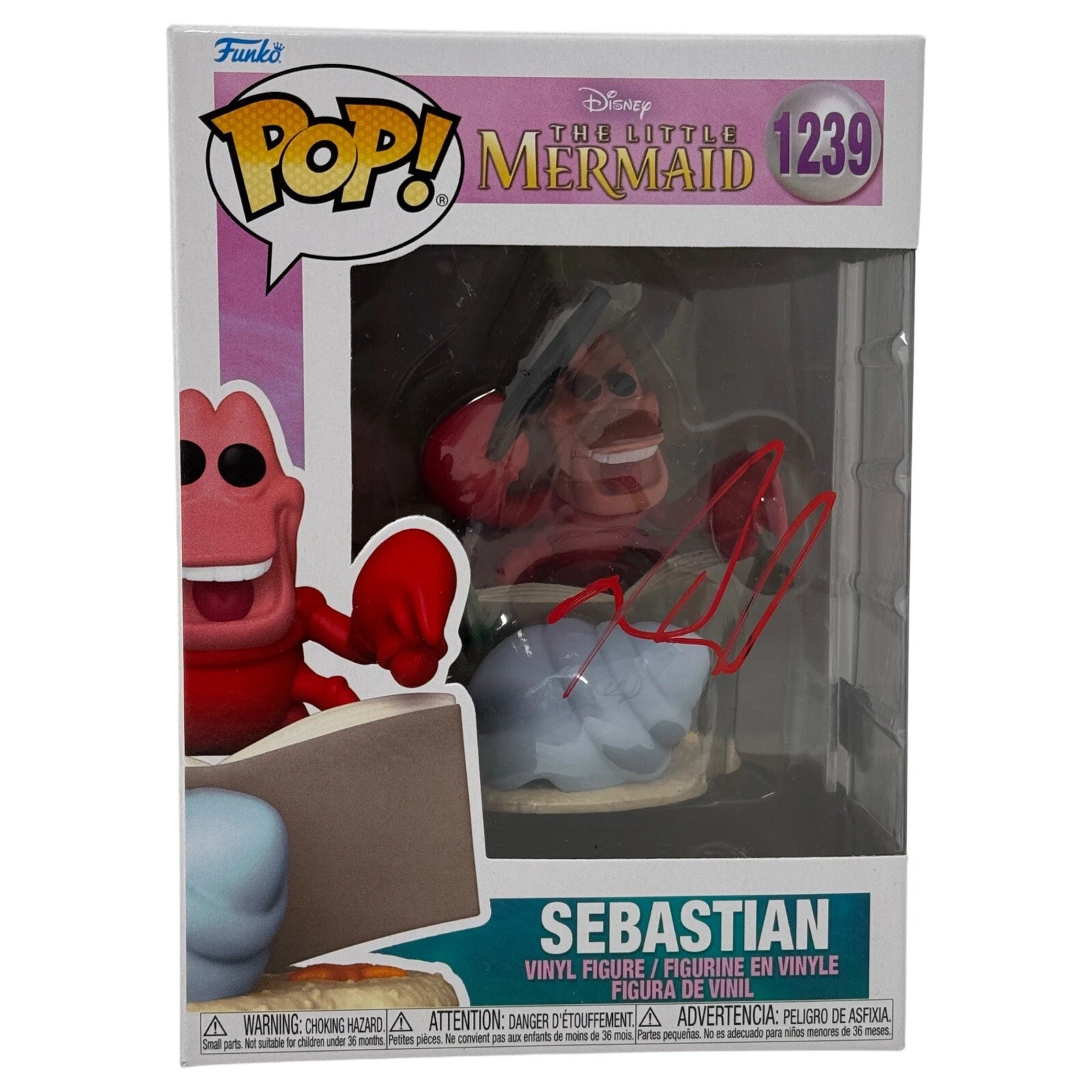 Daveed Diggs The Little Mermaid Signed Sebastian Funko Pop Autograph Beckett COA