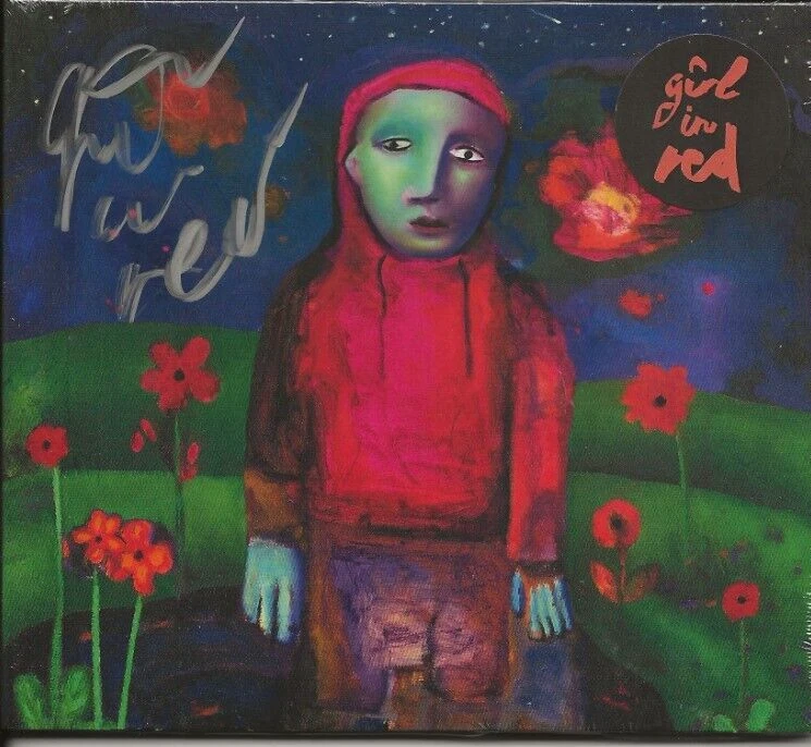 Girl In Red REAL hand SIGNED IF I Could Make It Go Quiet CD #2 COA Autographed