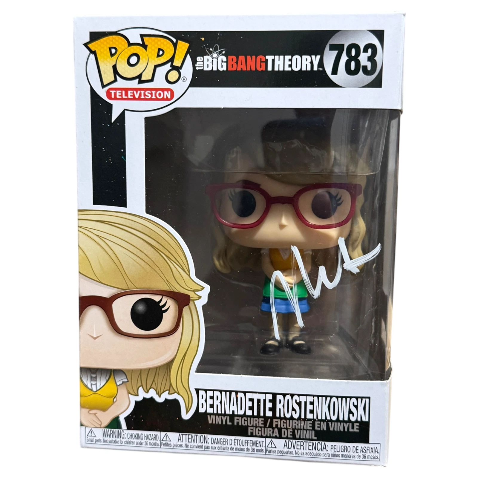 Melissa Rauch Signed Big Bang Theory Bernadette Funko Pop 783 Autograph BAS COA