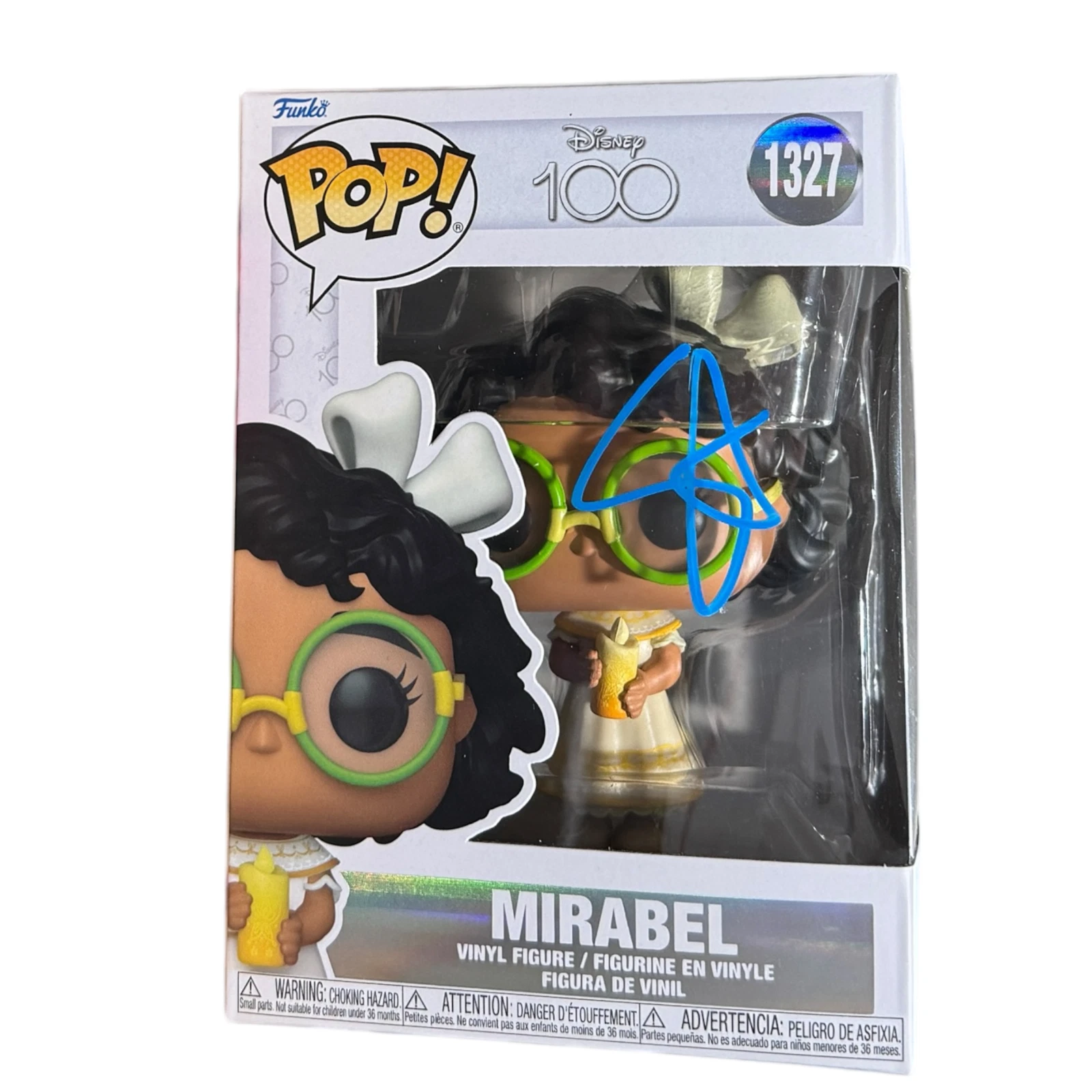 Stephanie Beatriz Encanto Signed Mirabel Funko Pop 1327 Autograph Disney BAS COA
