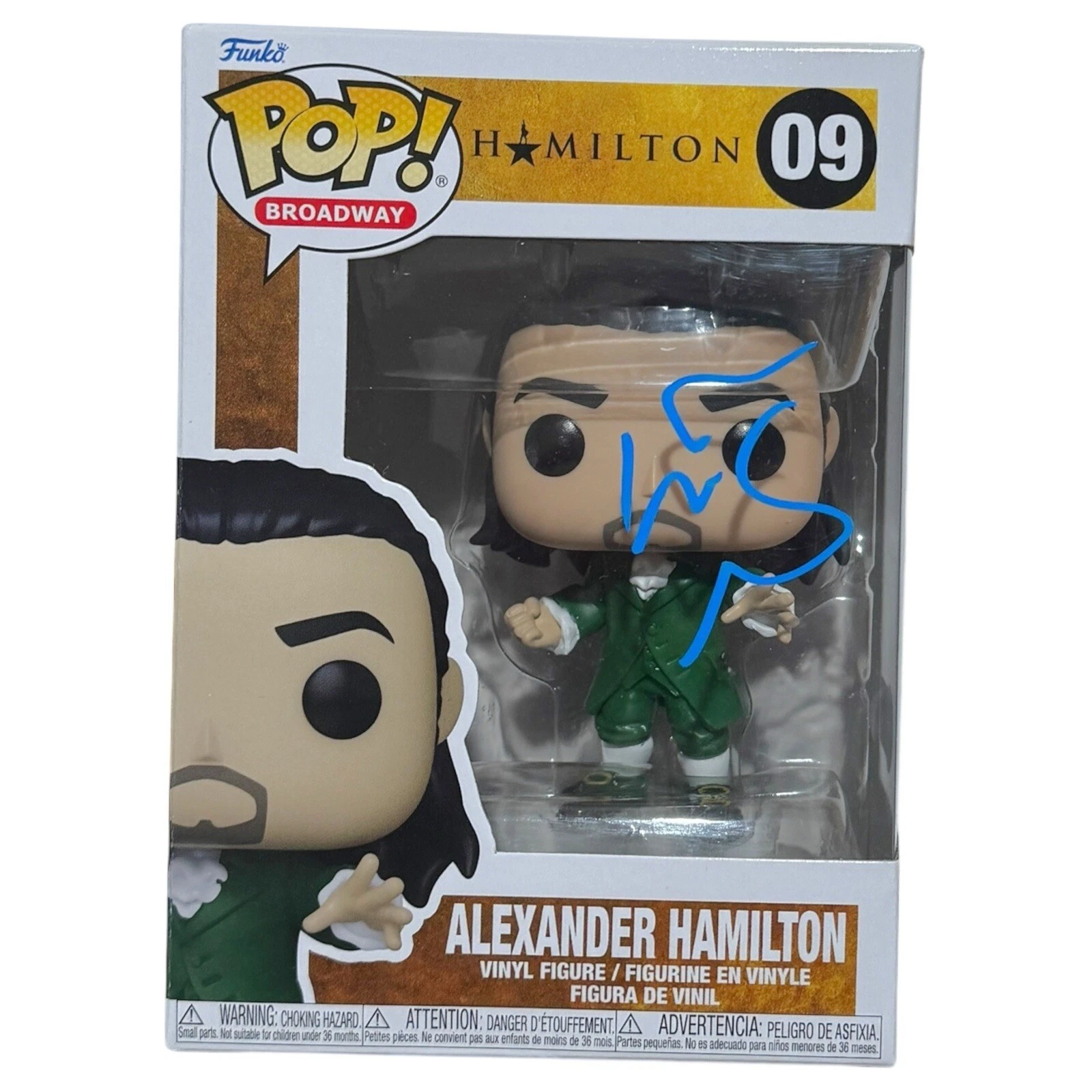 Lin-Manuel Miranda 'Hamilton' Signed Funko Pop Broadway 09 Autograph Beckett COA
