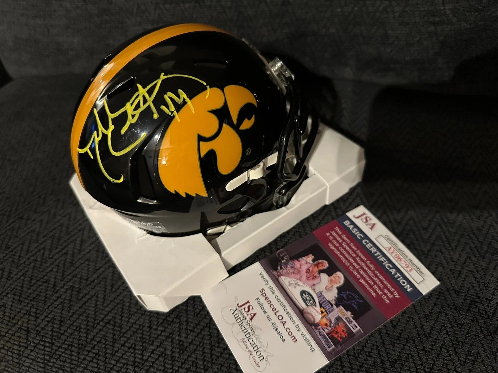 Dallas Clark Signed Indianapolis Colts Mini Helmet JSA Authenticated COA